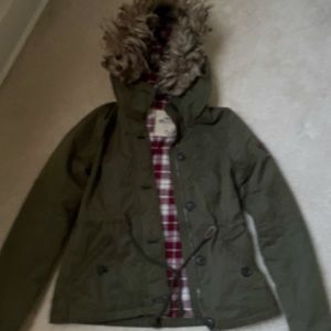 Hollister Green coat